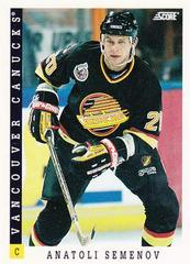 Anatoli Semenov #93 Hockey Cards 1993 Score Prices