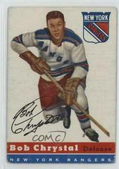 Bob Chrystal #2 Hockey Cards 1954 Topps Prices