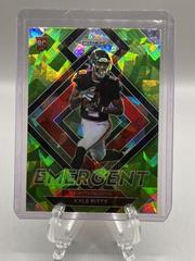 Kyle Pitts [Green Ice Prizm] Football Cards 2021 Panini Prizm Emergent Prices