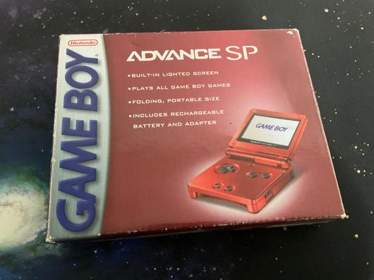 Red Gameboy Advance SP photo