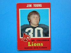Jim Young Football Cards 1971 O Pee Chee CFL Prices