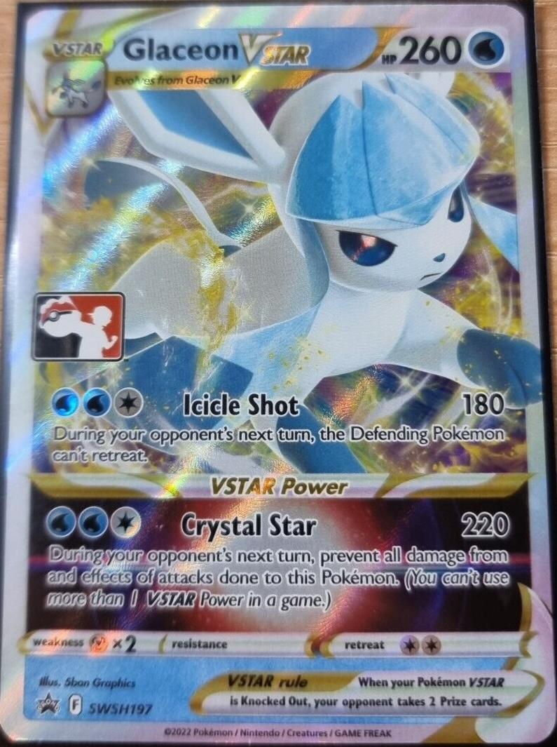 Glaceon VSTAR [Prize Pack] #SWSH197 Pokemon Promo