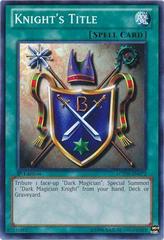 Knight's Title [1st Edition] YuGiOh Legendary Collection 3: Yugi's World Mega Pack Prices
