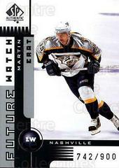 Martin Erat #157 Hockey Cards 2001 SP Authentic Prices