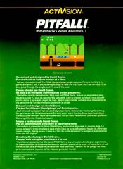 Back Cover | Pitfall! Intellivision