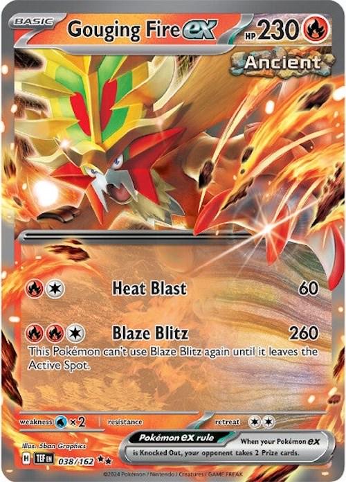 Gouging Fire ex #38 Pokemon Temporal Forces