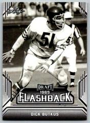 Dick Butkus #4 Football Cards 2019 Leaf Draft Flashback Prices