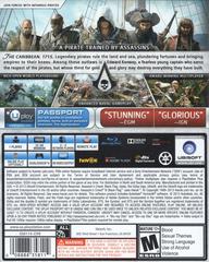 Back Cover | Assassin's Creed IV: Black Flag Playstation 4