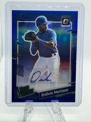 Orelvis Martinez [Blue] #RPS-OM Baseball Cards 2023 Panini Donruss Optic Rated Prospect Signatures Prices