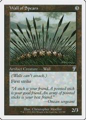 Wall of Spears [Foil] Magic 7th Edition Prices