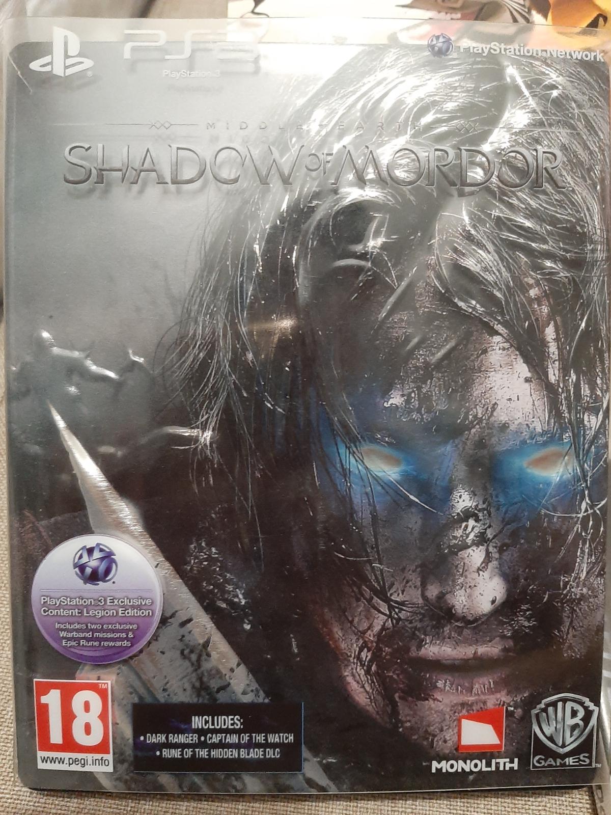 Middle Earth: Shadow of Mordor [Steelbook] PAL Playstation 3