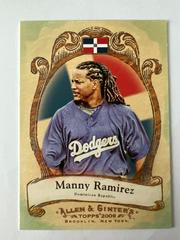 Manny Ramirez #NP35 Baseball Cards 2009 Topps Allen & Ginter National Pride Prices