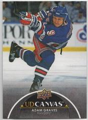 Adam Graves [Black] Hockey Cards 2021 Upper Deck UD Canvas Prices