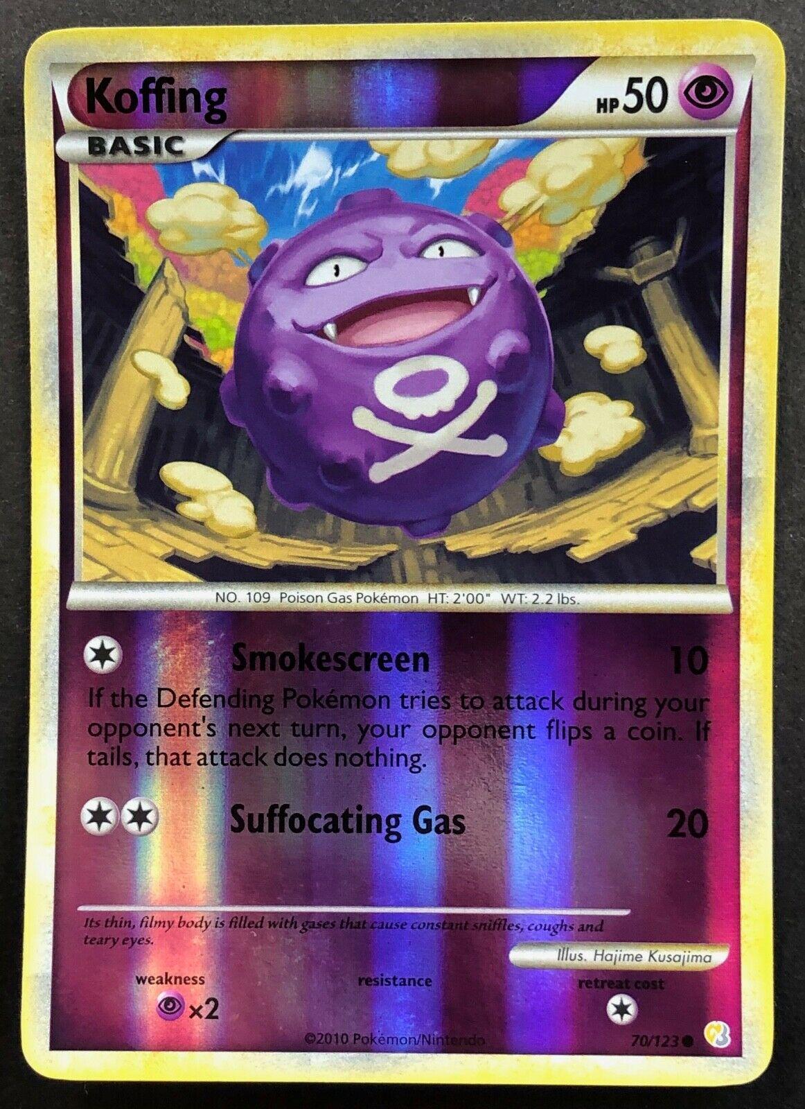 Koffing [Reverse Holo] 70 Prices Pokemon HeartGold & SoulSilver Pokemon Cards