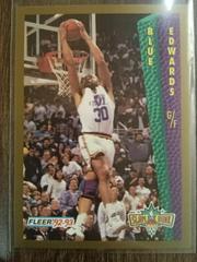 Blue Edwards #290 Basketball Cards 1992 Fleer Prices