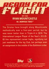 Rear | Ryan Moundcastle Baseball Cards 2020 Topps Pro Debut