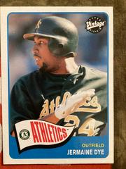Jermaine Dye Baseball Cards 2003 Upper Deck Vintage Prices