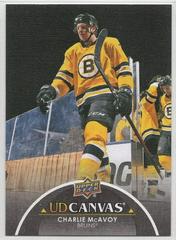 Charlie McAvoy [Black] #C127 Hockey Cards 2021 Upper Deck UD Canvas Prices