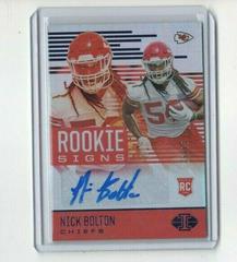 Nick Bolton [Blue] #RS-NB Football Cards 2021 Panini Illusions Rookie Signs Autographs Prices