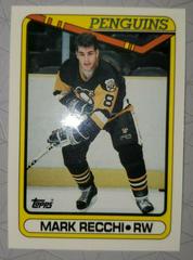 Mark Recchi #280 Hockey Cards 1990 Topps Tiffany Prices