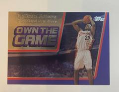 LeBron James Basketball Cards 2006 Topps Own the Game Prices