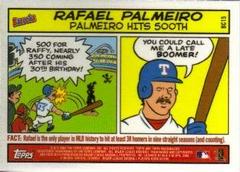 Rafael Palmeiro #BC15 Baseball Cards 2004 Bazooka Comics Prices
