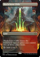 Blackcleave Cliffs [Borderless] Magic Phyrexia: All Will Be One Prices