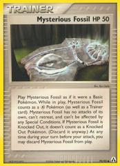 Mysterious Fossil #79 Pokemon Legend Maker Prices