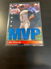 Jeff King #11 Baseball Cards 1993 Panini Donruss Mvps Prices