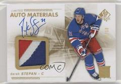 Derek Stepan [Limited Patch Autograph] Hockey Cards 2016 SP Authentic Prices
