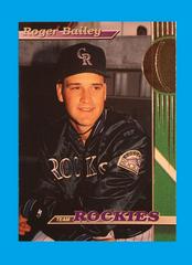 Roger Bailey #29 Baseball Cards 1993 Stadium Club Rockies Prices