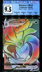Pokemon Card  MALAMAR  VMAX   Secret Rare  198/192  REBEL CLASH *MINT* 