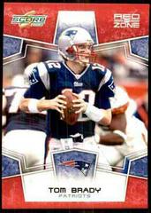 RED ZONE | Tom Brady [Red Zone] Football Cards 2008 Panini Score Select