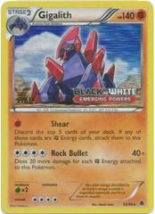 Gigalith [Prerelease Staff] Pokemon Emerging Powers Prices