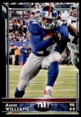 Andre Williams #121 Football Cards 2015 Topps Prices