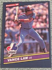 Vance Law #132 Baseball Cards 1986 Donruss Prices