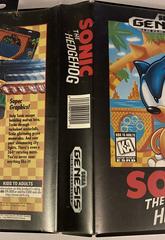 Side Label | Sonic the Hedgehog [ESRB] Sega Genesis