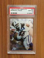 Marshall Faulk #36 Football Cards 1995 Playoff Absolute Prices