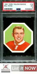 Bill Hicke #16 Hockey Cards 1961 York Yellow Backs Prices