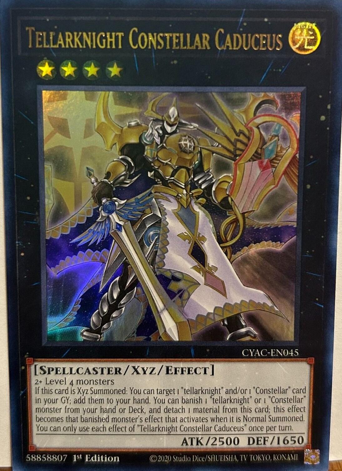 Tellarknight Constellar Caduceus CYAC-EN045 YuGiOh Cyberstorm Access