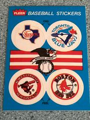 Rangers, Blue Jays, Orioles, Red Sox Baseball Cards 1989 Fleer Baseball Stickers Prices