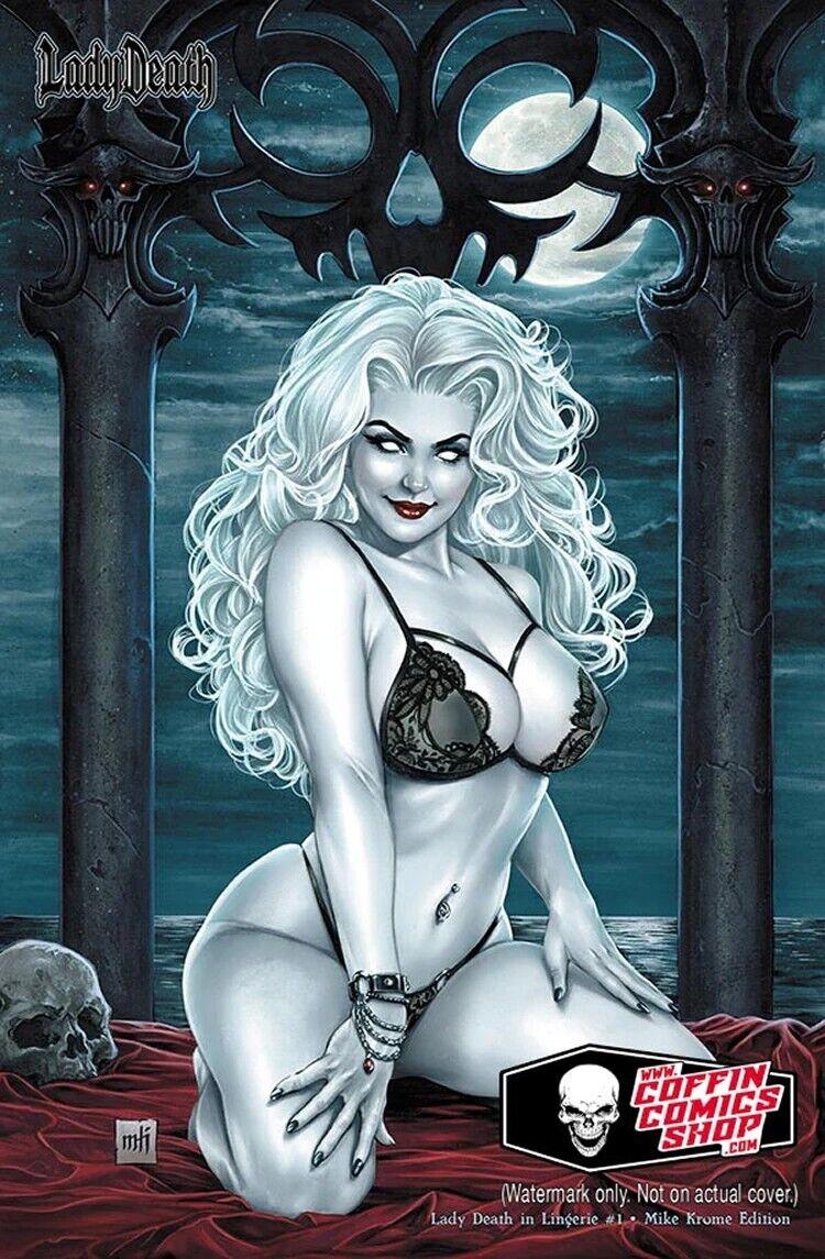 Lady Death in Lingerie [Krome] #1 (2023) Comic Books Lady Death in Lingerie