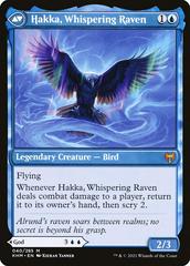 Hakka, Whispering Raven [Foil] | Alrund, God of the Cosmos & Hakka, Whispering Raven [Foil] Magic Kaldheim