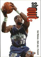 Karl Malone #16 Basketball Cards 1998 Hoops Shout Outs Prices