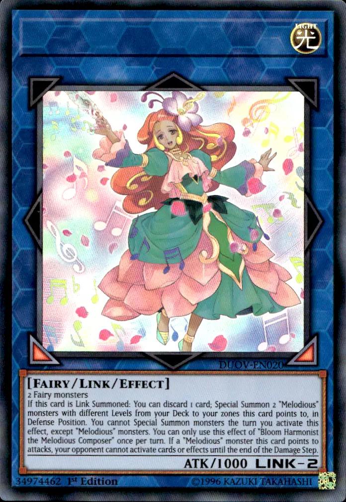 Bloom Harmonist The Melodious Composer [Misprint] DUOV-EN020 YuGiOh Duel Overload