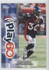 David Bruton #NNO Football Cards 2014 Topps Play 60 NFL Community Mentors Prices