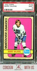 Barry Wilkins #102 Hockey Cards 1972 Topps Prices