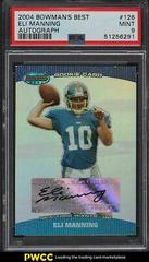 Eli Manning [Autograph] #126 Football Cards 2004 Bowman's Best Prices
