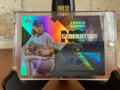 Corbin Burnes [Autograph] #GN-45 Baseball Cards 2022 Topps Generation Now Prices