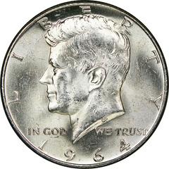 1964 [ACCENT HAIR PROOF] Coins Kennedy Half Dollar Prices